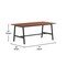 Flash Furniture Redmond 72x36 Conf Tbl w/1in. Thick Dbl Sided Laminate Tbl Top w/PVC and A-Frame Steel Bse, Walnut MT-M7236-WLT-ABF-GG - alternate 8